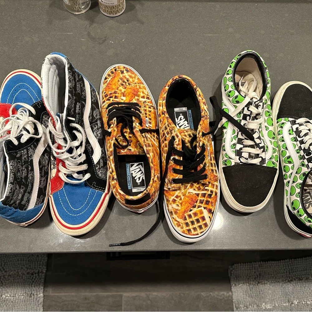 Lot of three Vans size 10.5